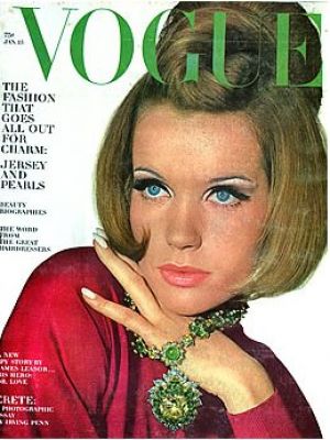 Vintage Vogue January 1965 - Veruschka.jpg